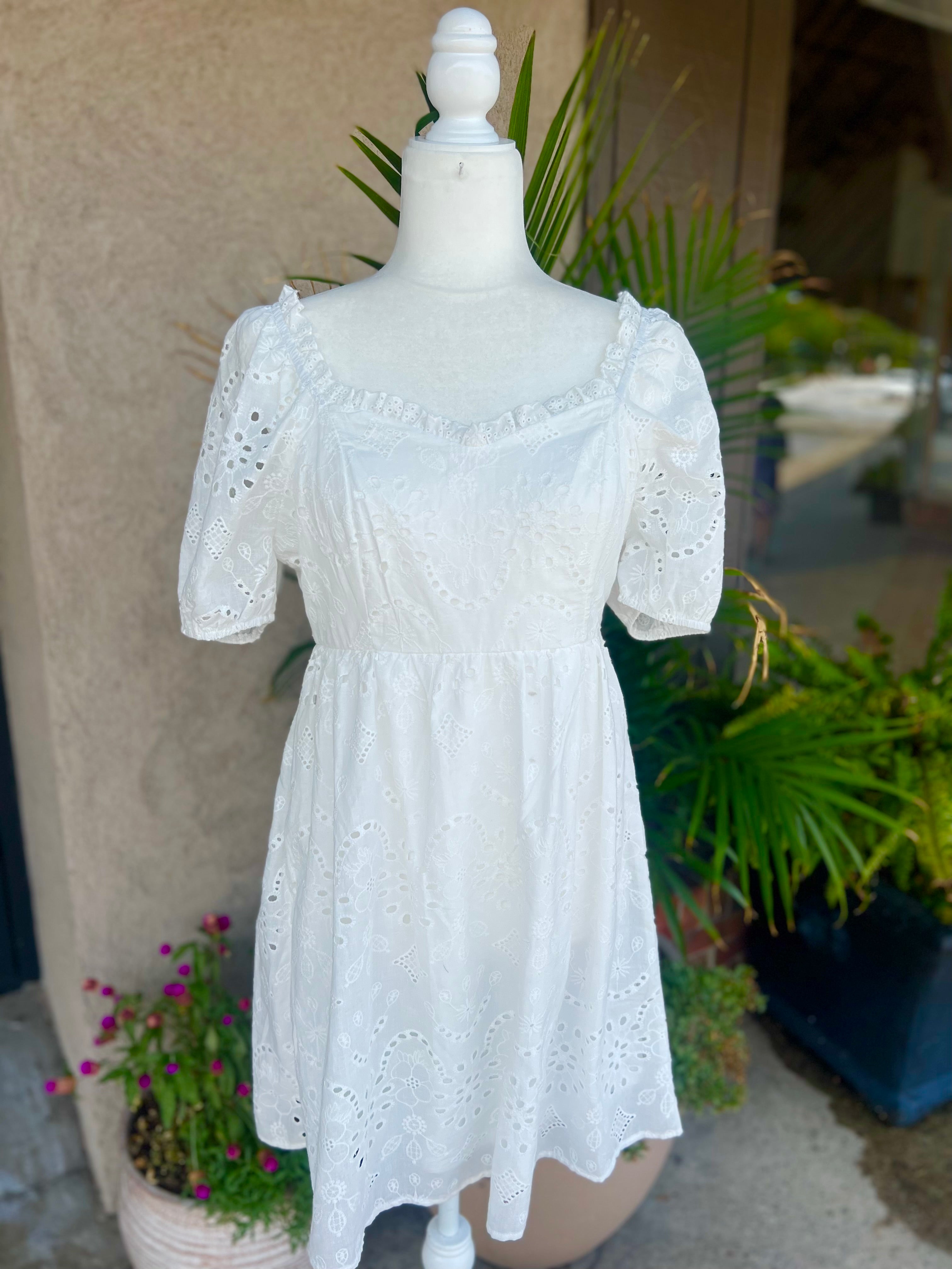 SALE The Best Escape Dress- White