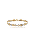 Silver and gold wire bracelet by Ronaldo, a timeless piece that can be worn for years to come 