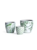 green and white potters