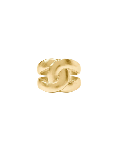 looped gold ring