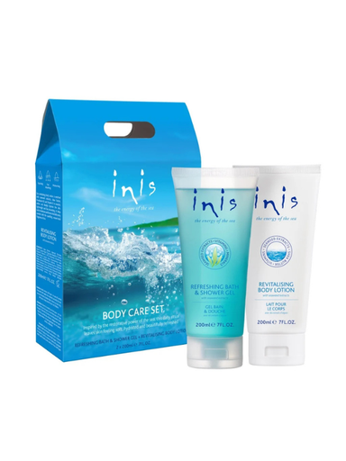 Inis gift set with shower gel and body lotion