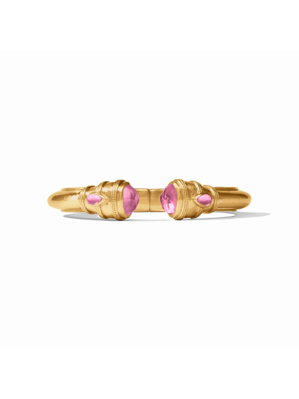 Iridescent Tourmaline Pink Cannes Demi Cuff by Julie Vos