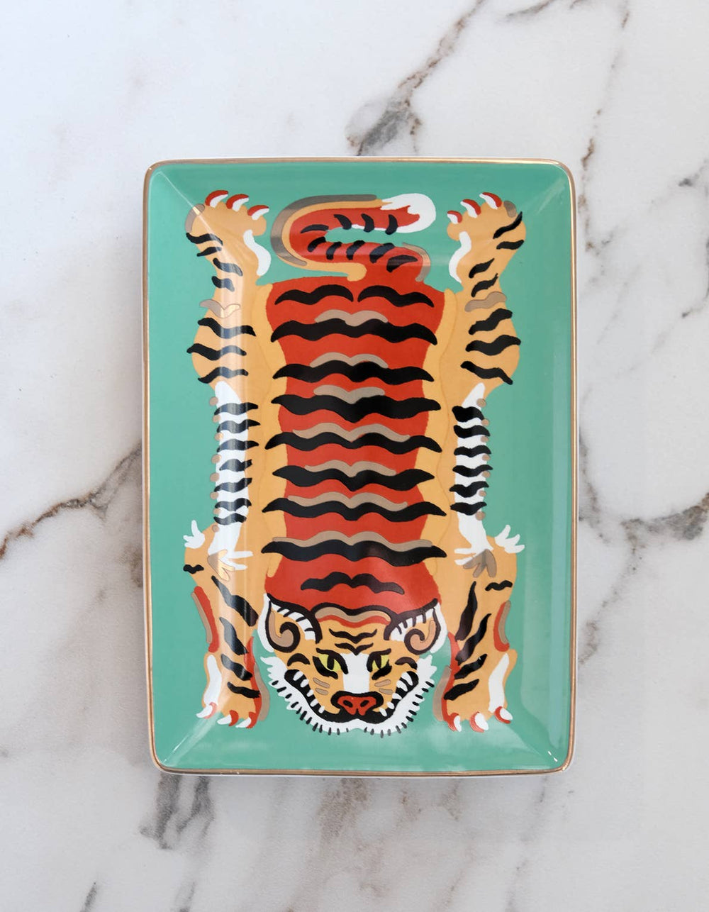 green tiger trinket tray