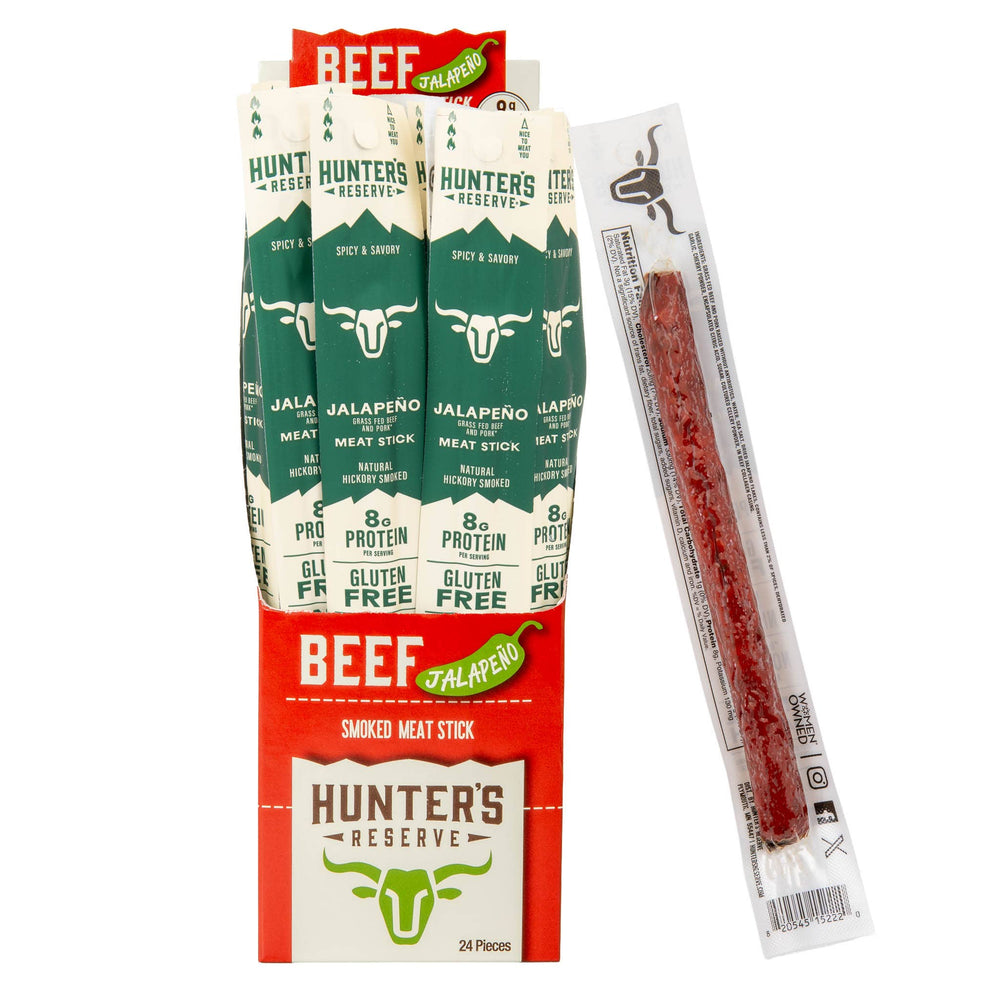 Jalapeño Grass Fed Beef Meat Sticks 