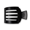 Jet Black Large Flat Square Hair Clip teleties