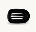 Jet Black Medium Flat Round Hair Clip teleties