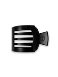 Jet Black Medium Flat Square Clip teleties