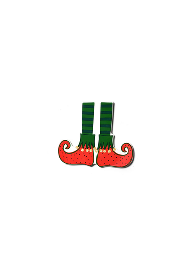 Jingle Elf Boots Mini Attachment by Happy Everything red and green