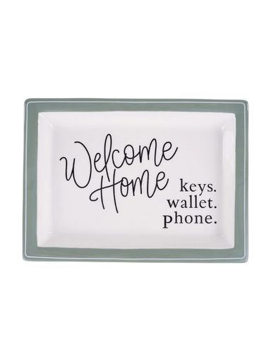 Keys, Wallet, Phone Trinket Tray holder plate platter 