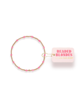 kids hot pink and gold bracelet