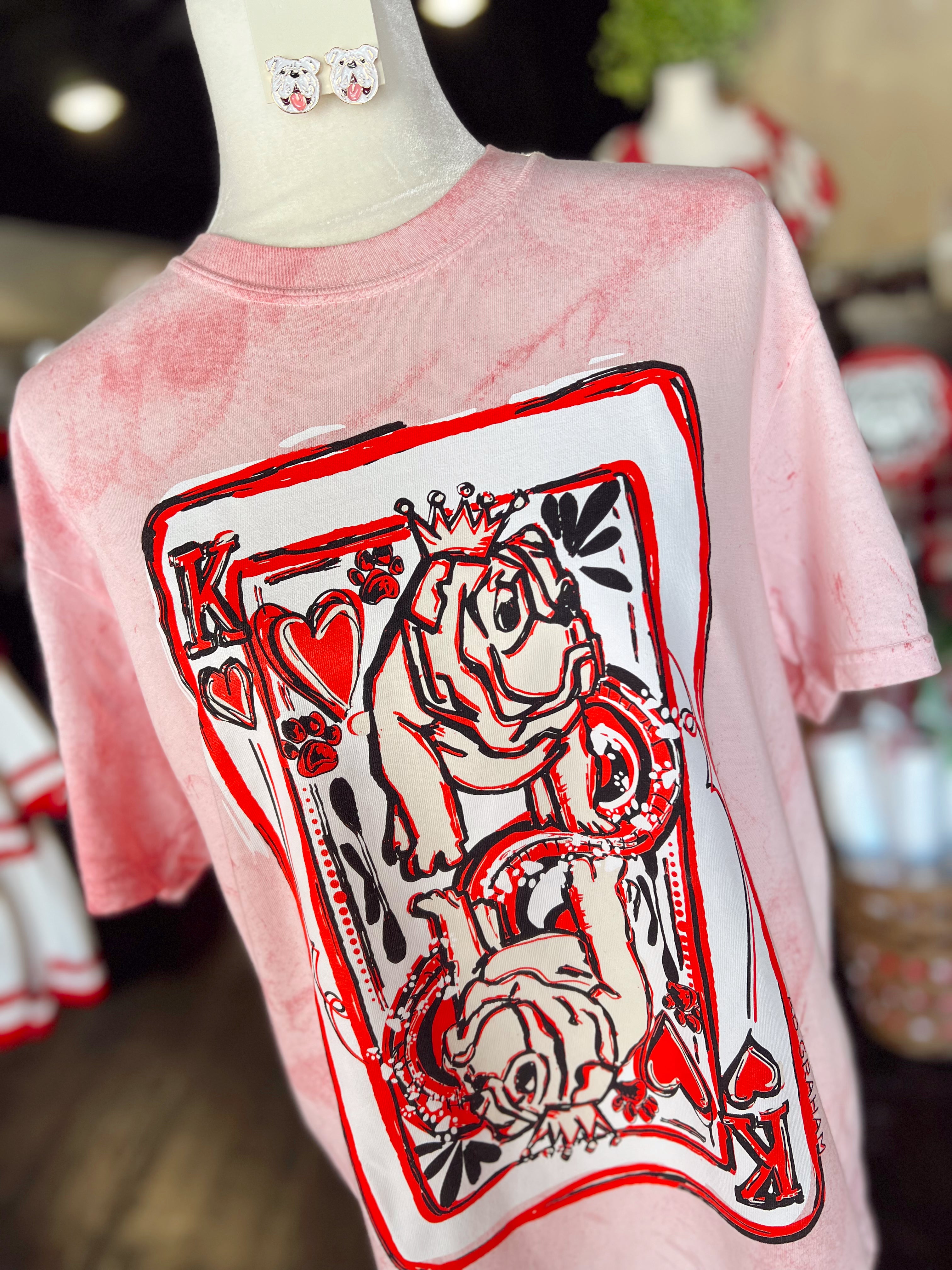 King Of My Heart Tee in Red georgia