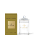 Camellia and lotus kyoto in bloom non-toxic soy wax glass candle by glasshouse fragrances