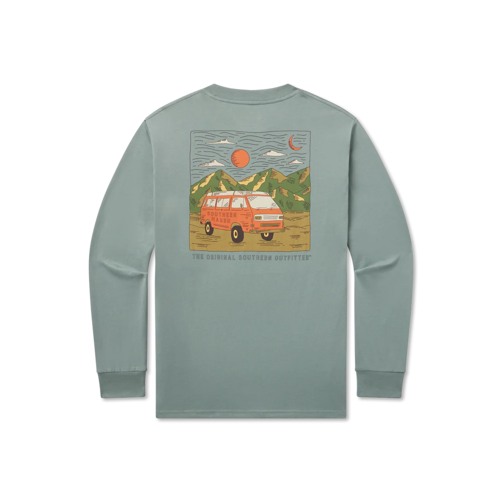 Good Vibes Van Long Sleeve Tee by Southern Marsh