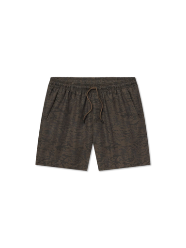brown camo swim trunks