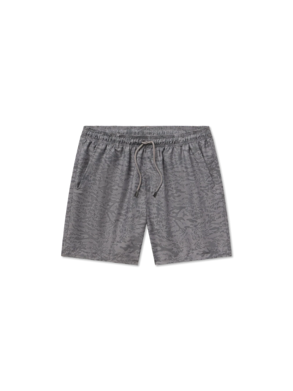 Gray Camo Swim trunks