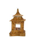 Large Pagodas Rattan Lantern by two's company 
