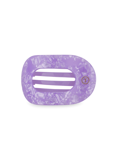 Lavender Mist Medium Marbled Flat Round Clip by Teleties