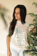 Our Let Every Heart Prepare Him Room graphic pairs classic Christmas stripes, rich seasonal colors + vintage-inspired details with the beautiful reminder of what the season is truly about.