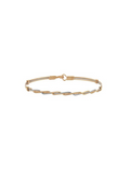 Gold and silver wire Let's Celebrate bracelet by Ronaldo 