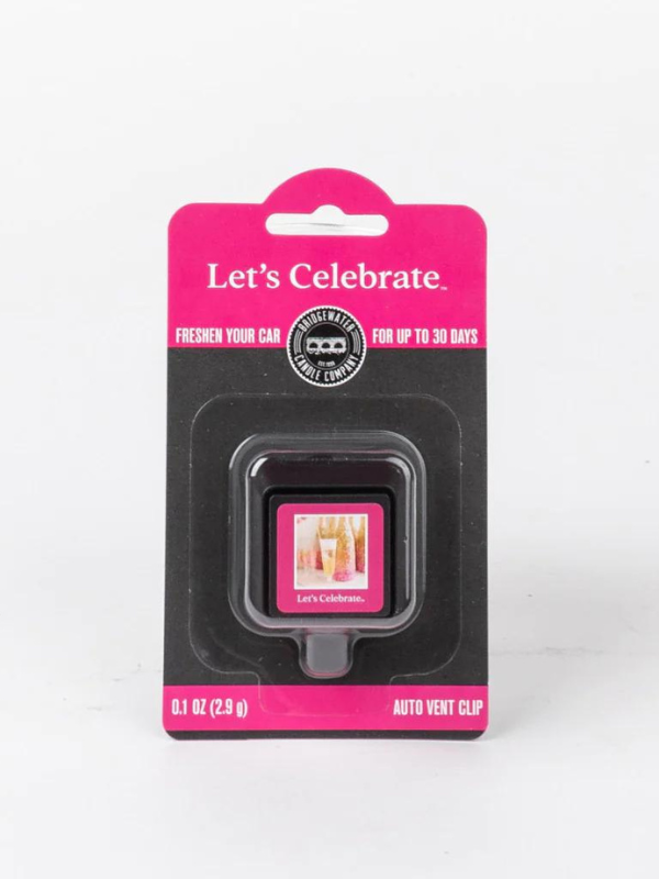 Let's Celebrate Car Vent Clip 