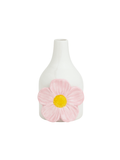 Light pink flower ceramic mini bud vase by mudpie