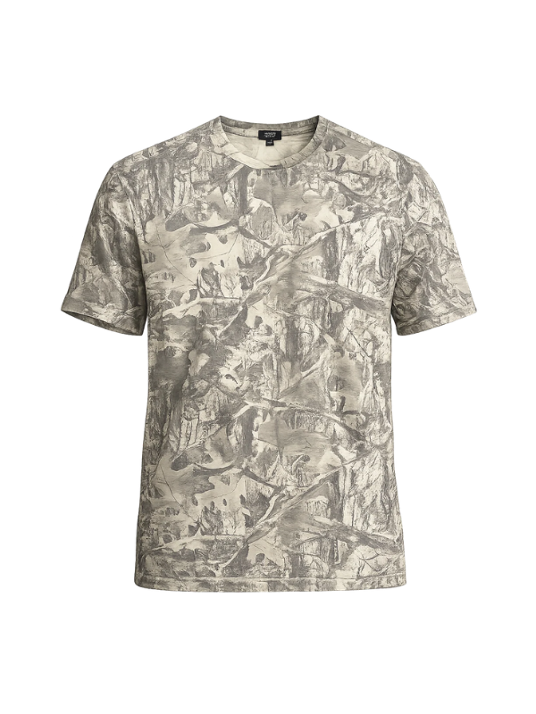 blank camo tee soft blend material 