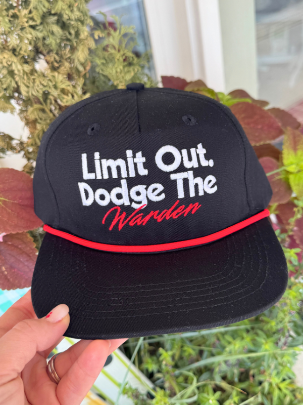 Limit Out Rope Hat in Black 