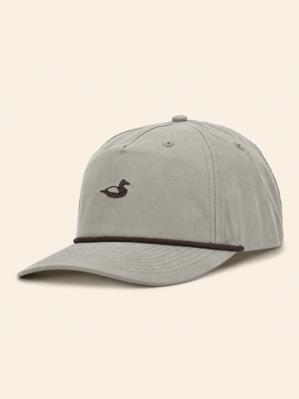 Logo Rope Hat in Gray By Dixie Decoys