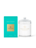 Sea mist lost in amalfi coastal non-toxic soy wax glass candle by glasshouse fragrances 