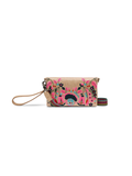 glitter flower purse
