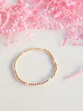 Madi Gold Beaded Bracelet By Beaded Blonde pearl