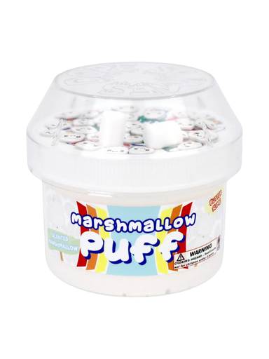 Marshmallow puff fluffy butter slime for kids with charms 