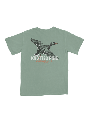 Matchbook Mallard duck Tee in Bay by Knotted Pine 