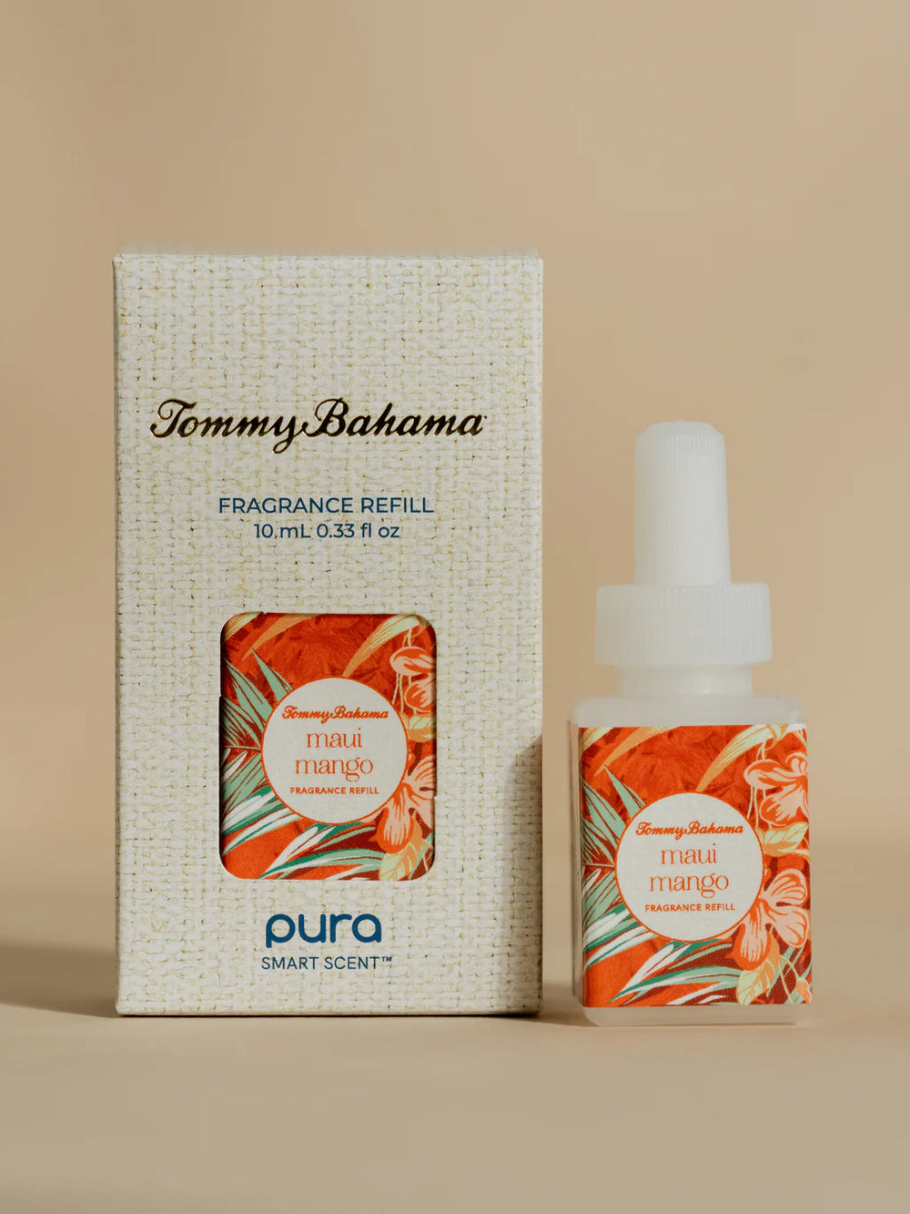 Pura scent with notes of island mango, tangerine, blood orange, and hawaiian pineapple