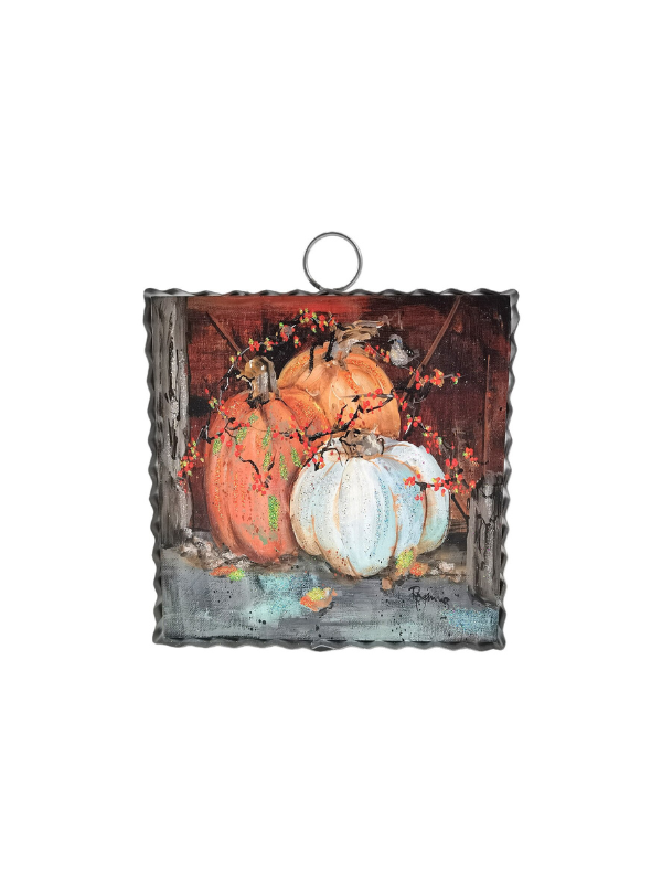 Mini Art Barn Pumpkins hanger