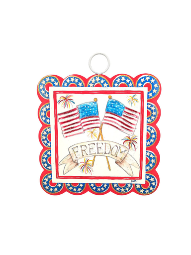 Kross Scallop Freedom Flag Interchangeable Mini Art