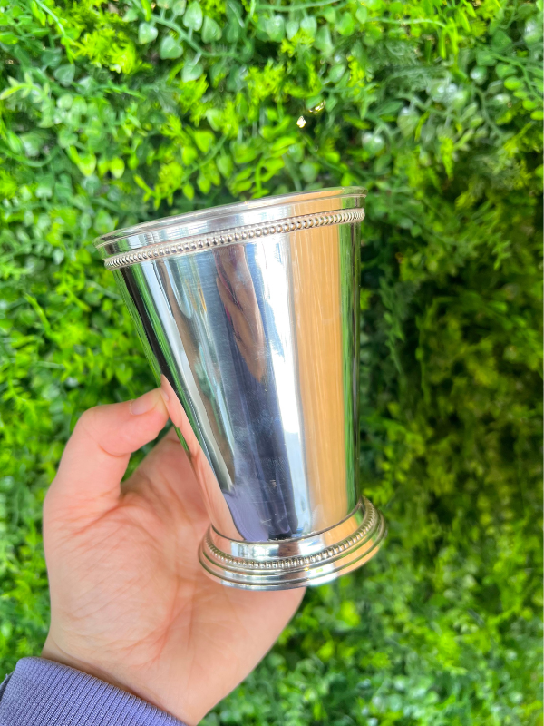 Silver mint julep cup