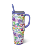 Mystique 40oz Leakproof Mega Mug By Swig Life patterned travel cup