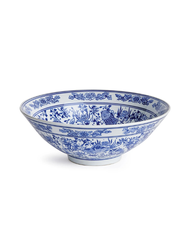 blue and white decorative bowl