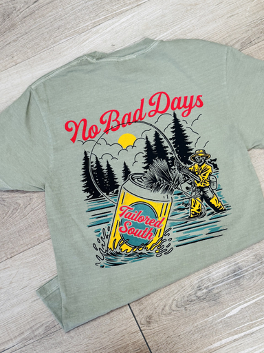 fishing no bad days tee
