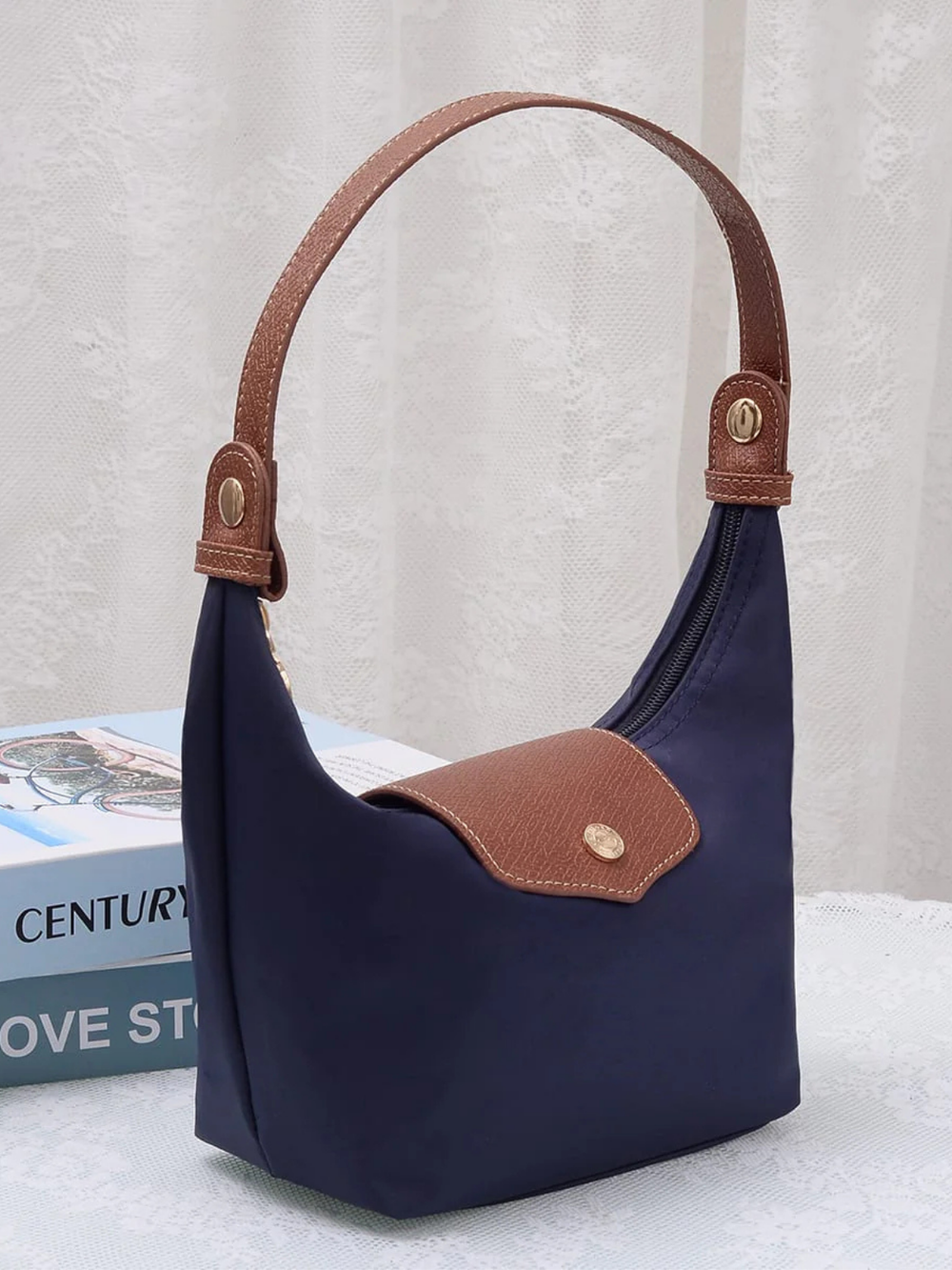 Nora handled Nylon Bag