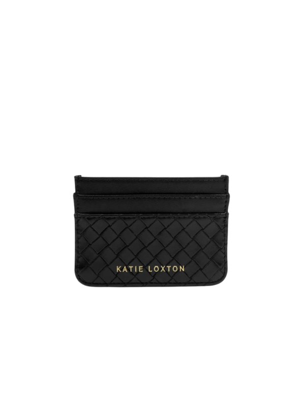 Texture Card Holder in Black By Katie Loxton