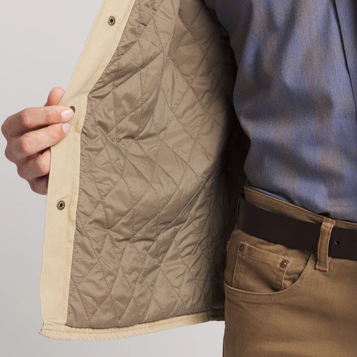 Bishop Rugged Canvas Jacket- Field Khaki By Southern Marsh