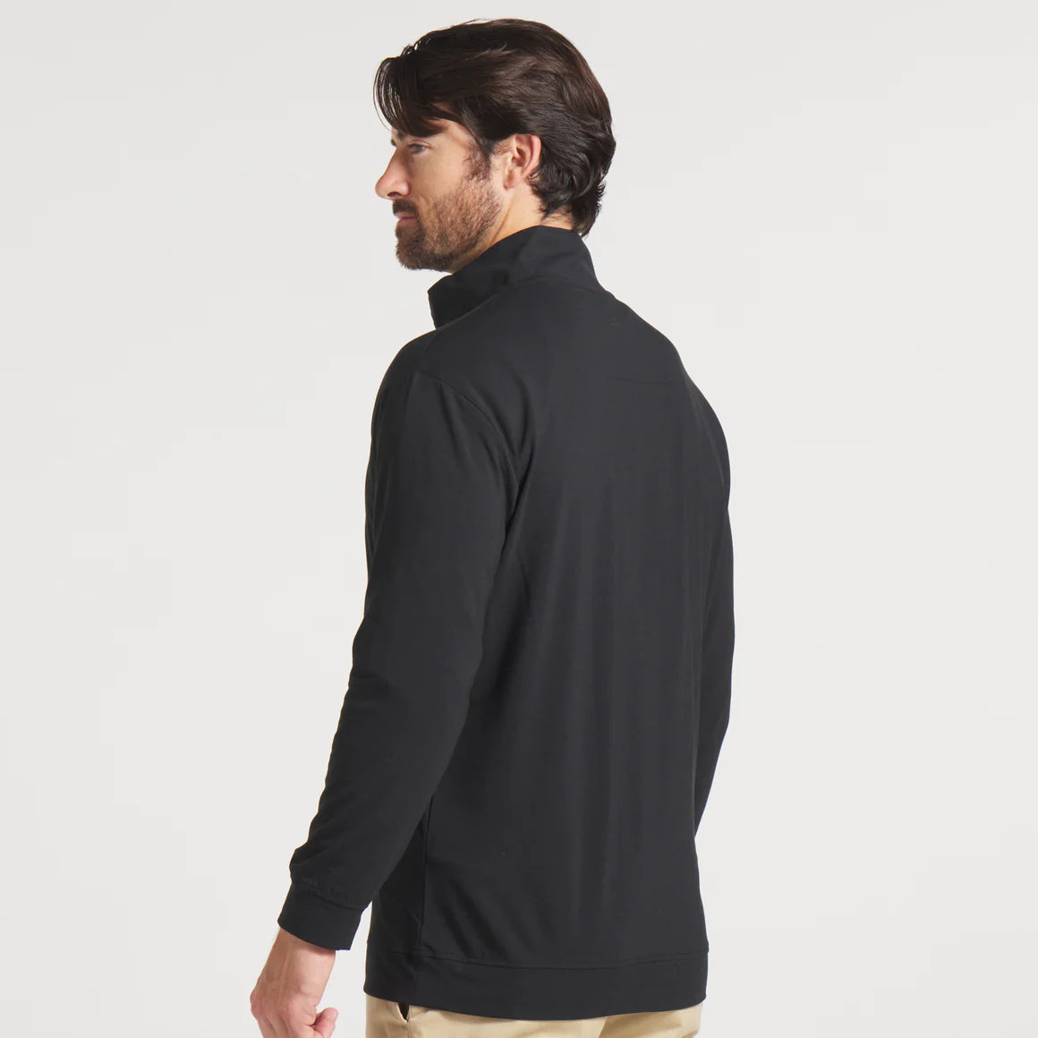 Crescent Moon Performance Pullover in Black by Southern Marsh