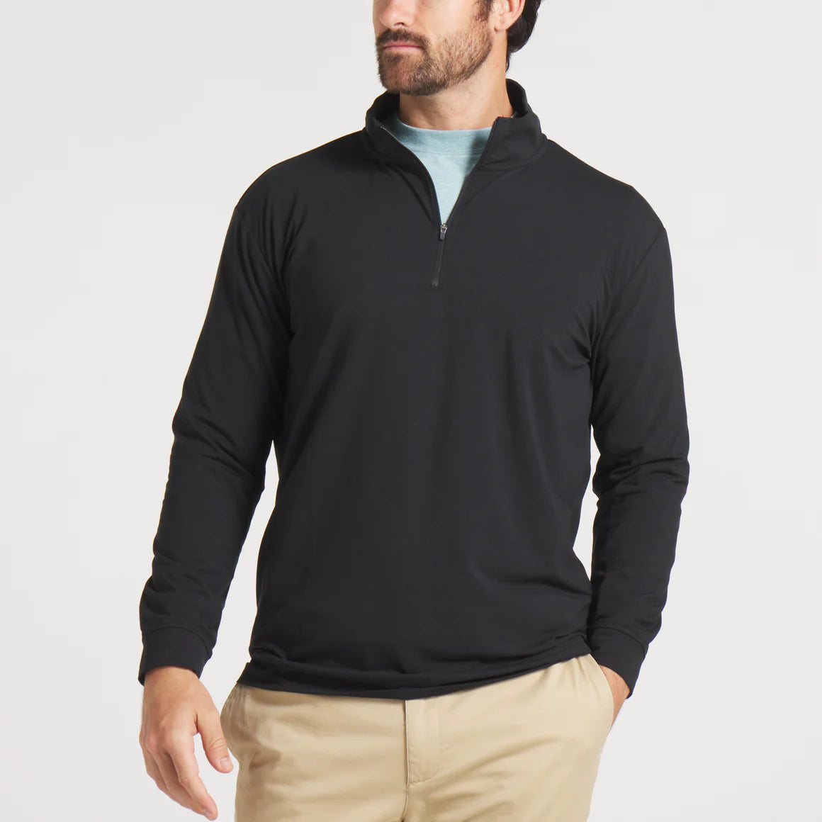 Crescent Moon Performance Pullover in Black by Southern Marsh