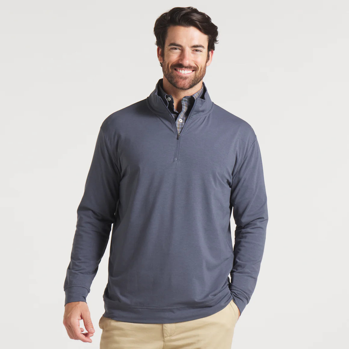 Crescent Moon Performance Pullover in Navy by Southern Marsh