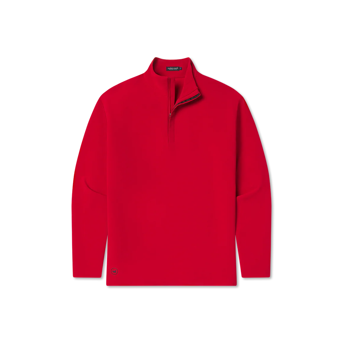 Canton Performance Quarterzip in Red/Black By Southern Marsh