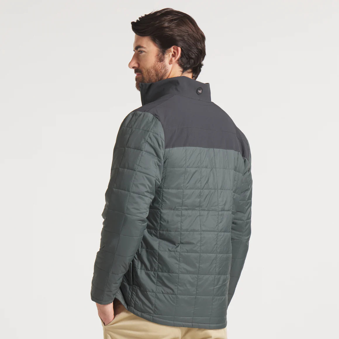 Falcon Hill Quilted Jacket in Burnt Sage by Southern Marsh