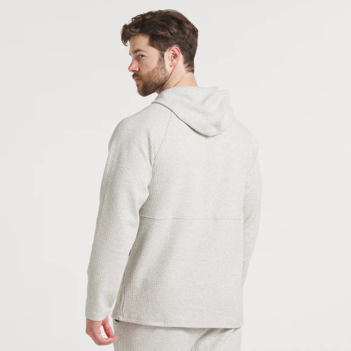 Rainey Performance Hoodie in Light Gray by Southern Marsh