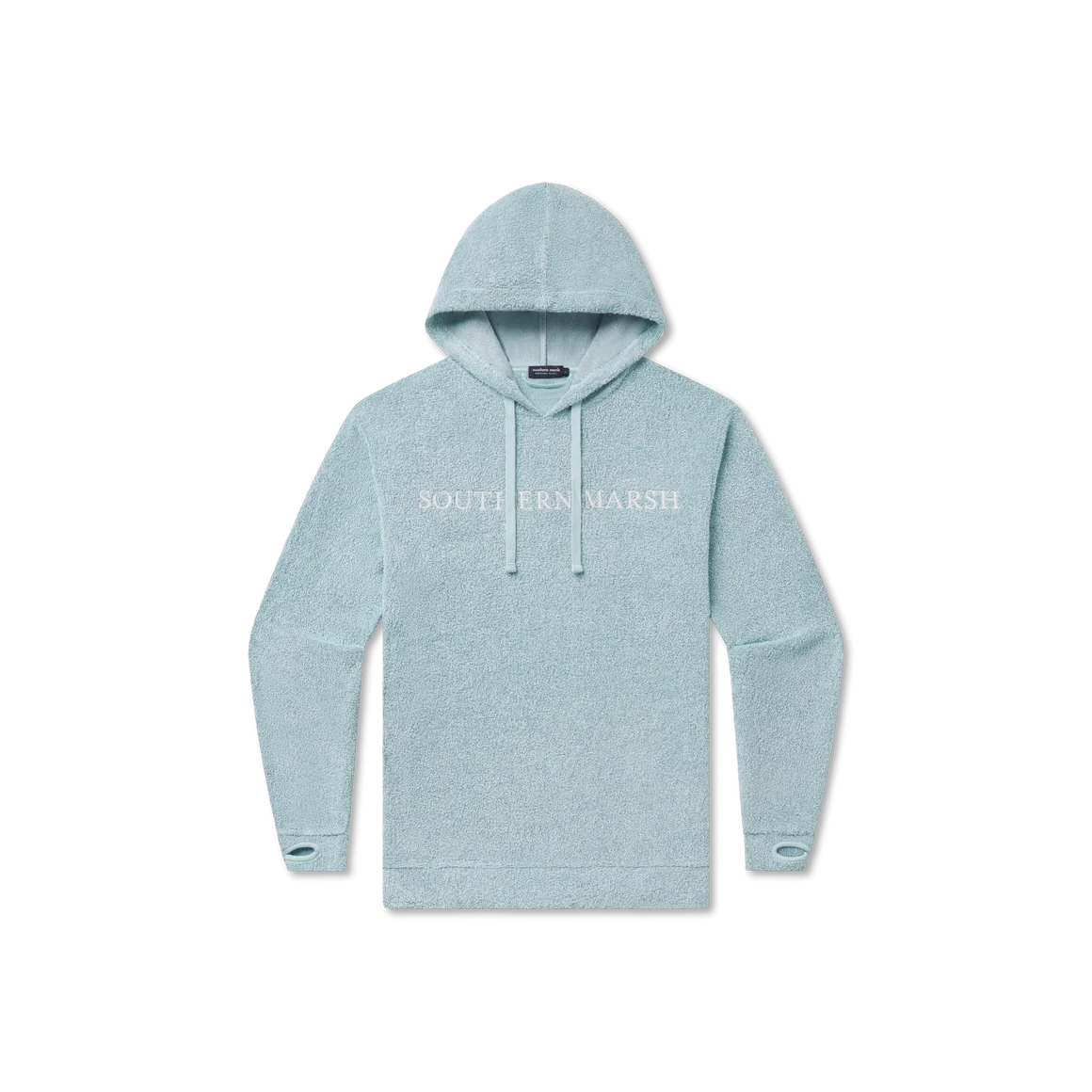 The Sunday Morning Sweater Hoodie in Mint by Southern Marsh